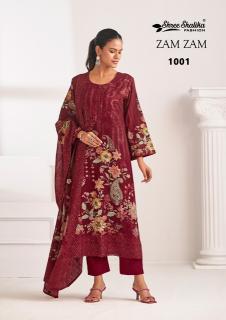 Shree shalika zam zam dress material wholesale shops in delhi